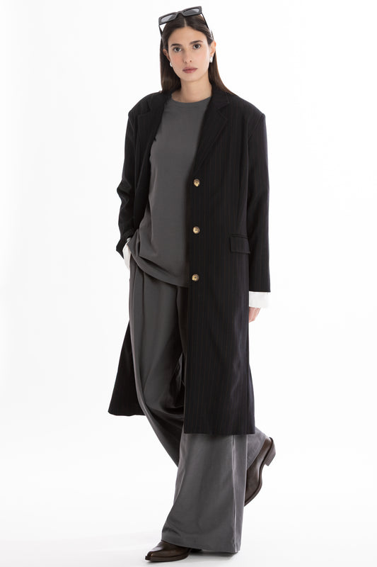 Vittoria – Spolverino Blu Gessato