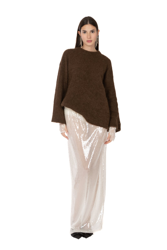 Adele – Gonna Lunga Paillettes Burro