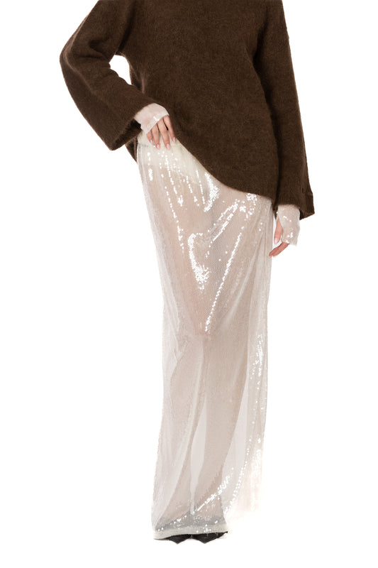 Adele – Gonna Lunga Paillettes Burro