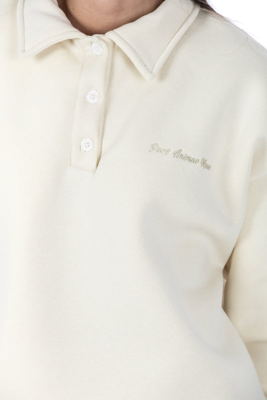 Tessa – Felpa Polo Burro