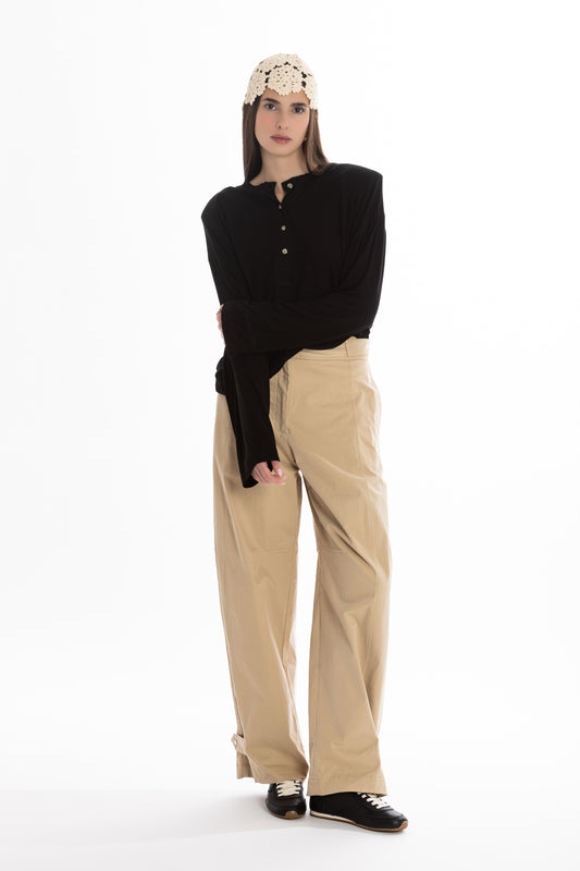 Olimpia – Pantalone Balloon Nocciola