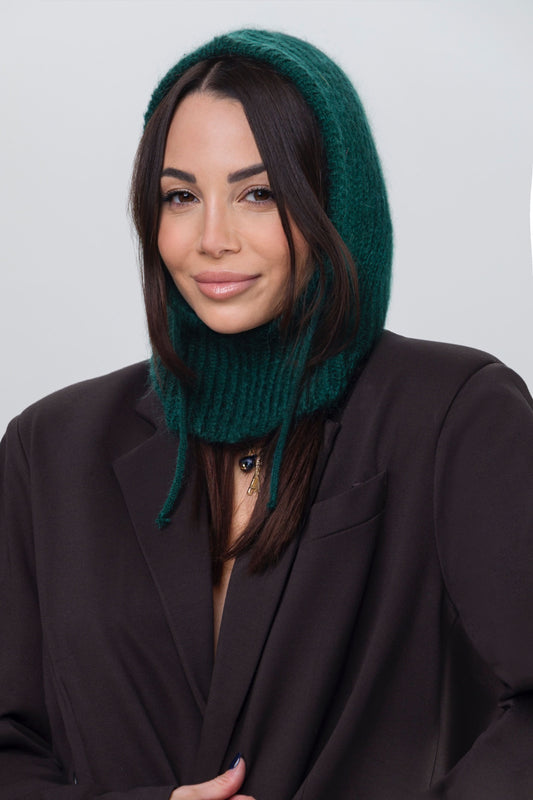 Balaclava Lana e Mohair Bosco