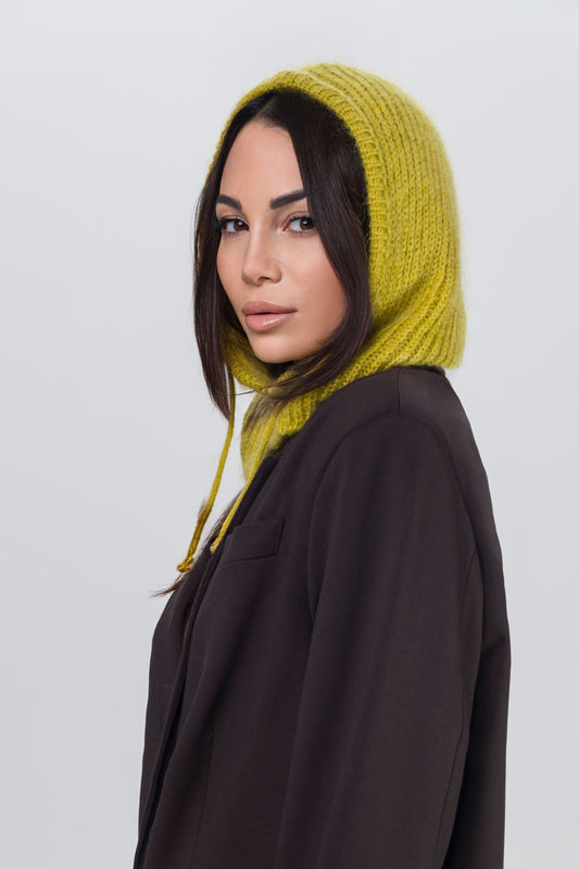Balaclava Lana e Mohair Lime