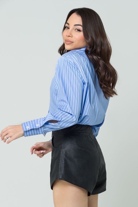 Roxy – Shorts in Ecopelle Nero