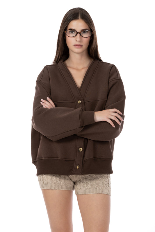 Lauren – Shorts in Maglia a Trecce Taupe Beige
