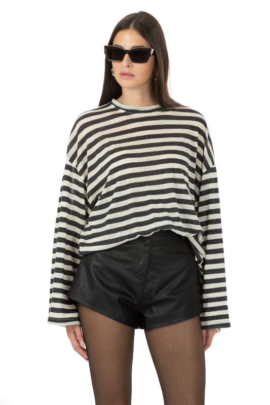 Roxy – Shorts in Ecopelle Nero