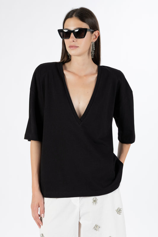 Kaia — T-shirt Oversize Nero