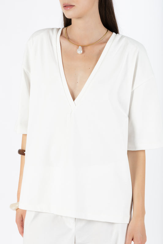 Kaia — T-shirt Oversize Burro