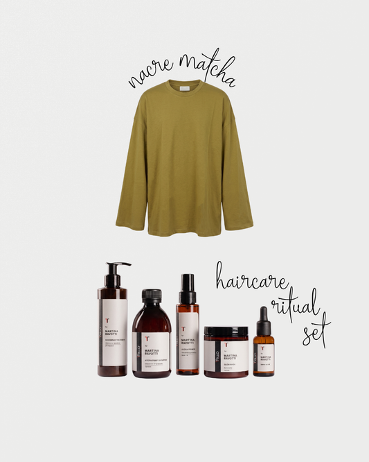 Haircare Ritual Set + Nacre Matcha