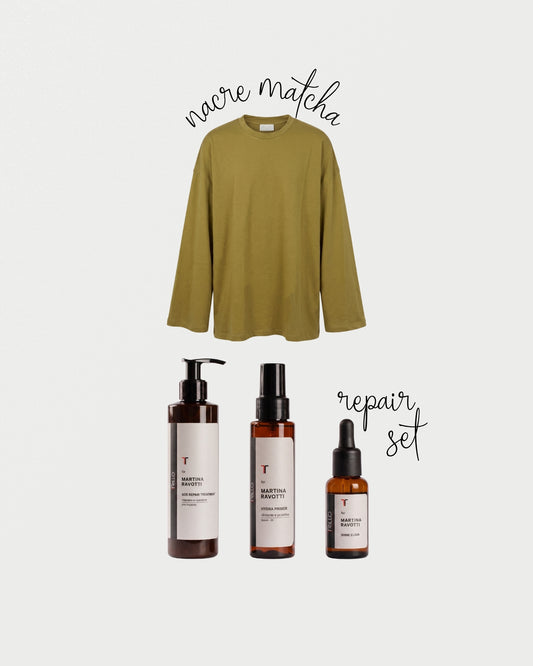 SOS Repair Set + Nacre Matcha