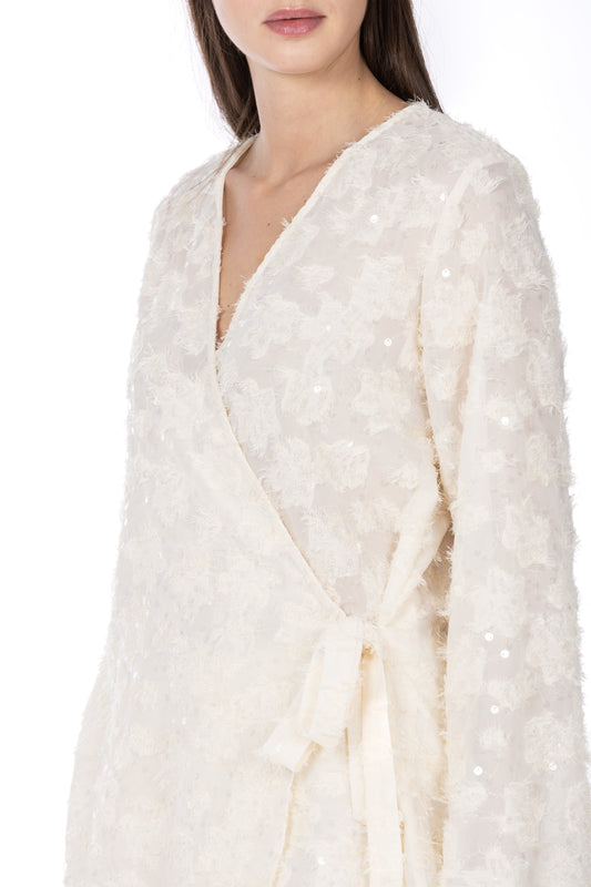 Loulou – Coordinato Fil Coupé & Paillettes Burro