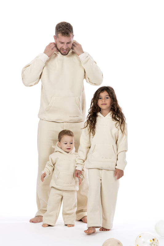 Teddy – Set Felpa e Jogger Burro