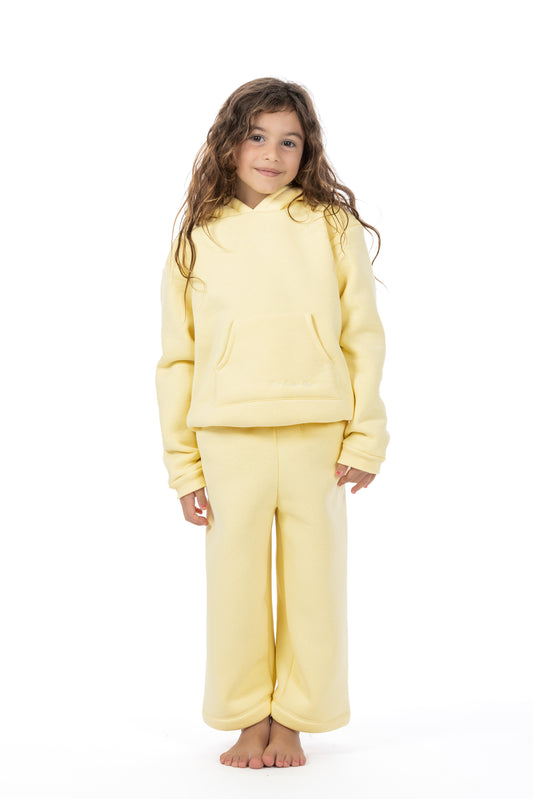 Teddy – Set Felpa e Jogger Giallo
