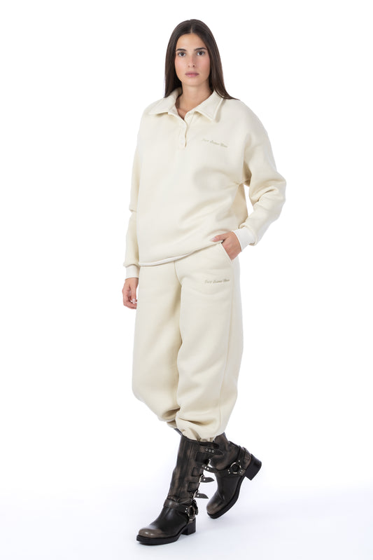 Tessa – Felpa Polo Burro