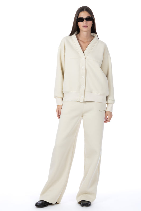 Muse – Felpa Cardigan Burro