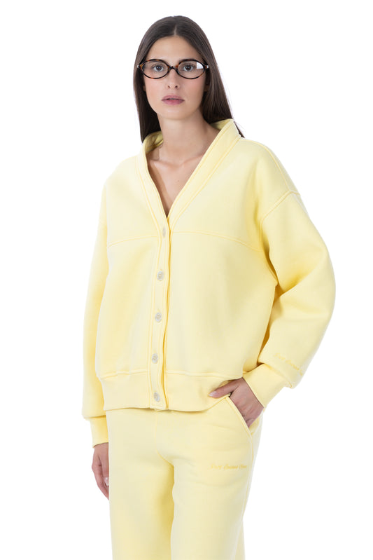 Muse – Felpa Cardigan Giallo