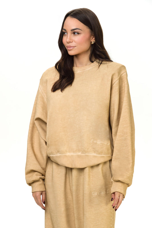 Felpa Oversize Fade Ice Coffee
