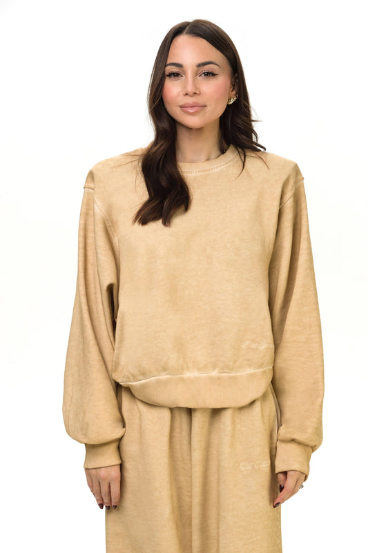 Felpa Oversize Fade Ice Coffee