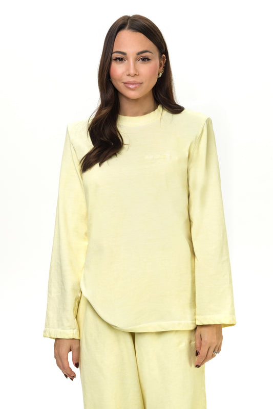 T-shirt Oversize Fade Lemon