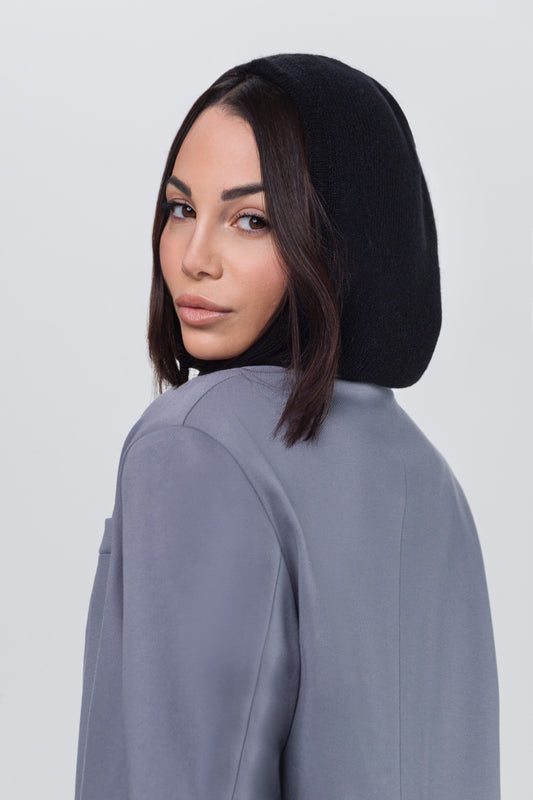 Balaclava Lana e Cashmere Nero