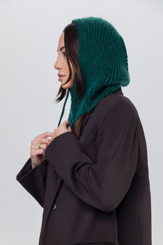 Balaclava Lana e Mohair Bosco
