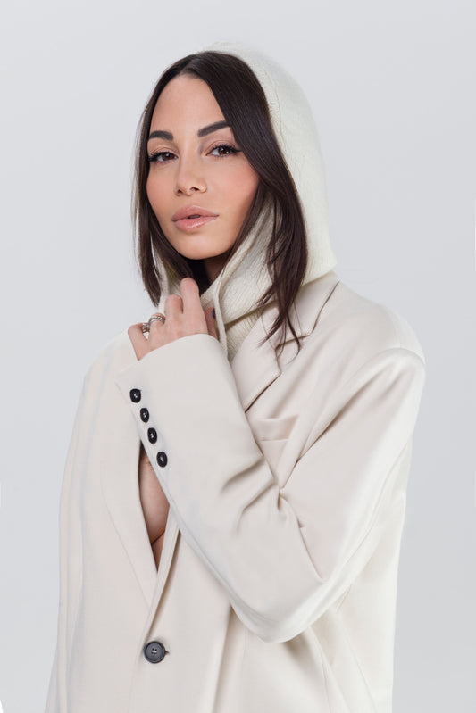 Balaclava Lana e Cashmere Burro