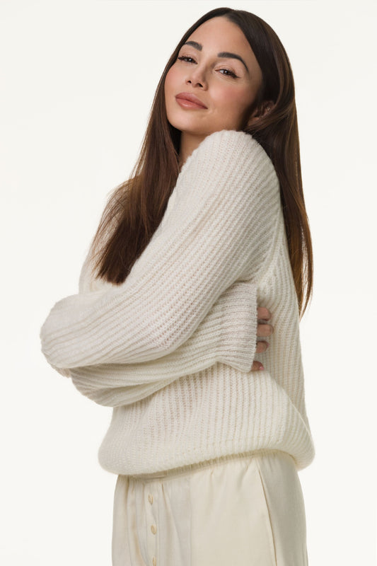 Maglia Mohair Crema