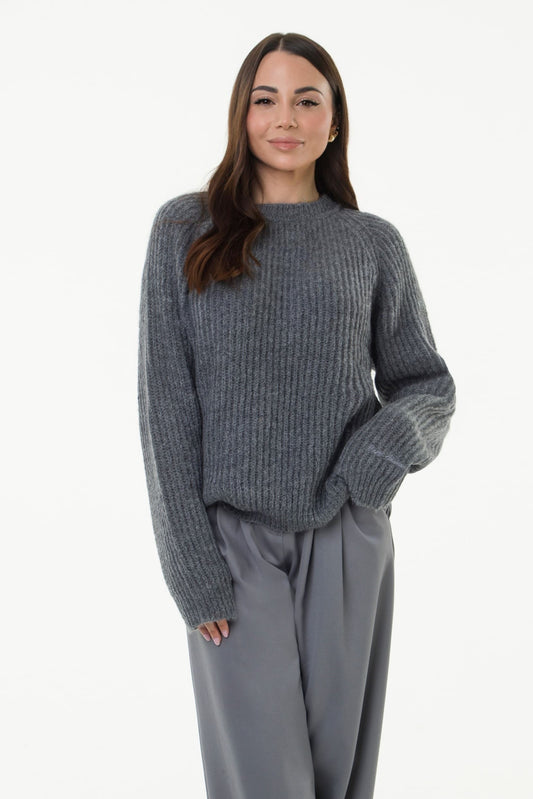 Maglia Mohair Grigio