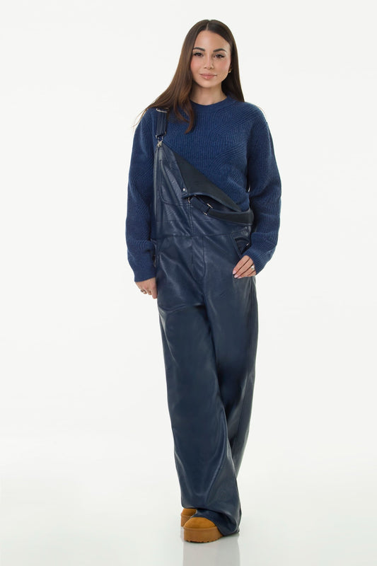 Salopette Pelle Blu