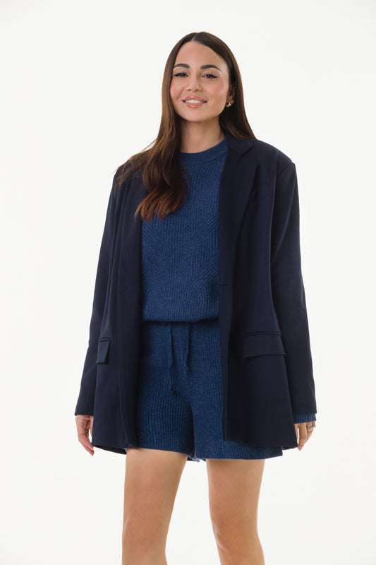 Coordinato Girocollo e Shorts Denim