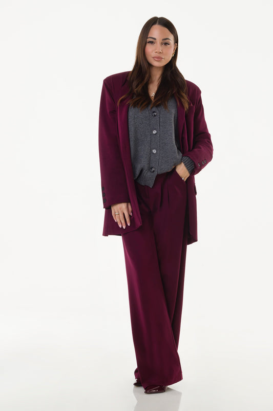 Pantalone Sartoriale Bordeaux