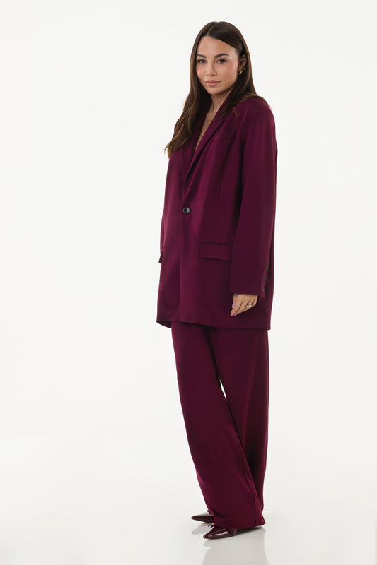 Pantalone Sartoriale Bordeaux