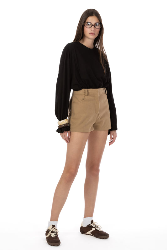 Noa – Shorts Sartoriali Cammello