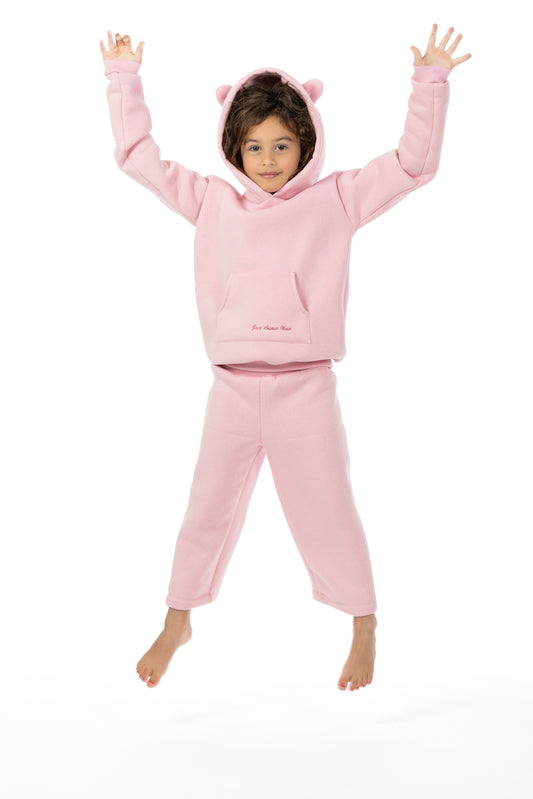 Teddy – Set Felpa e Jogger Rosa