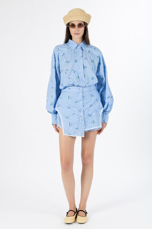 Paloma — Coordinato Camicia e Gonna con Ricami