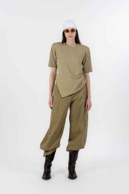 Olimpia – Pantalone Balloon Verde Militare
