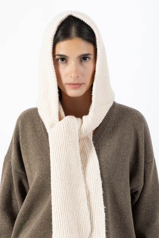 Balaclava — Cappuccio con Sciarpa Burro