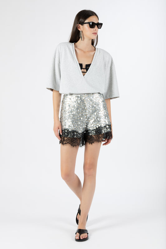 Bardot — Shorts in Paillettes