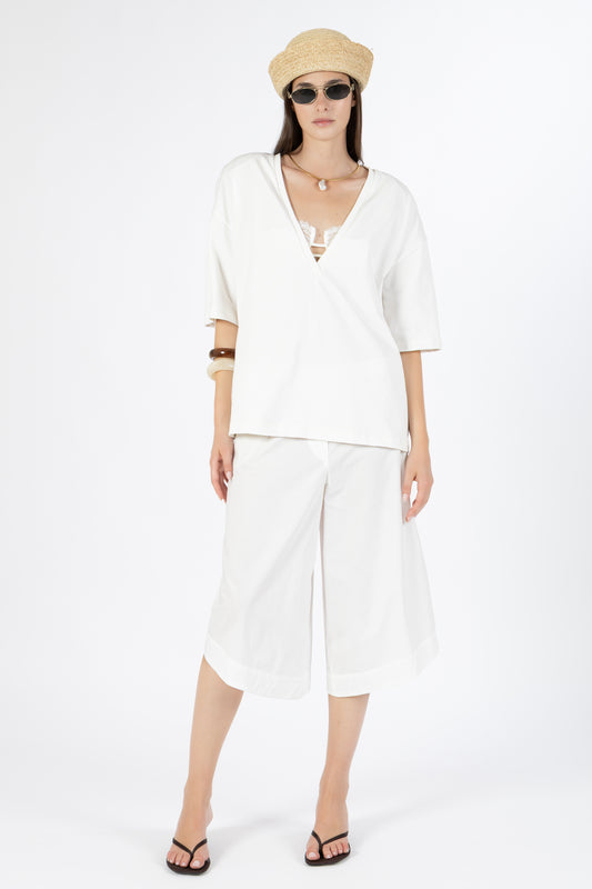 Kaia — T-shirt Oversize Burro