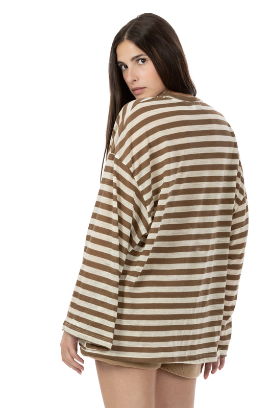 Wool Nacrè – Maglia Oversize Cammello