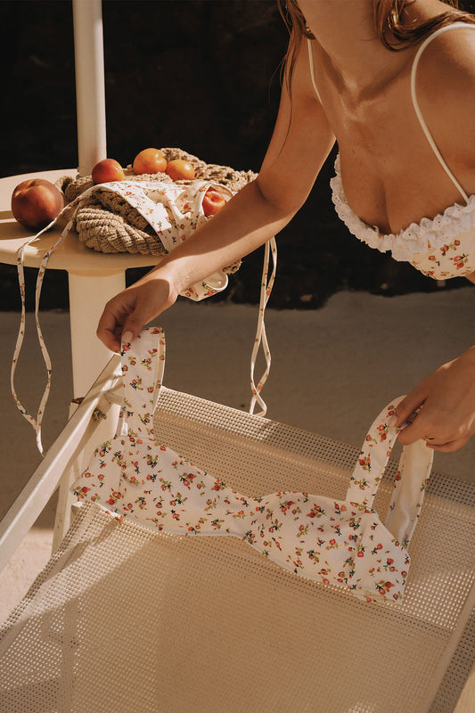 Atena – Top Fascia Strutturata Fiori
